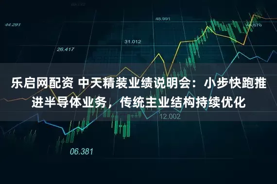 乐启网配资 中天精装业绩说明会：小步快跑推进半导体业务，传统主业结构持续优化